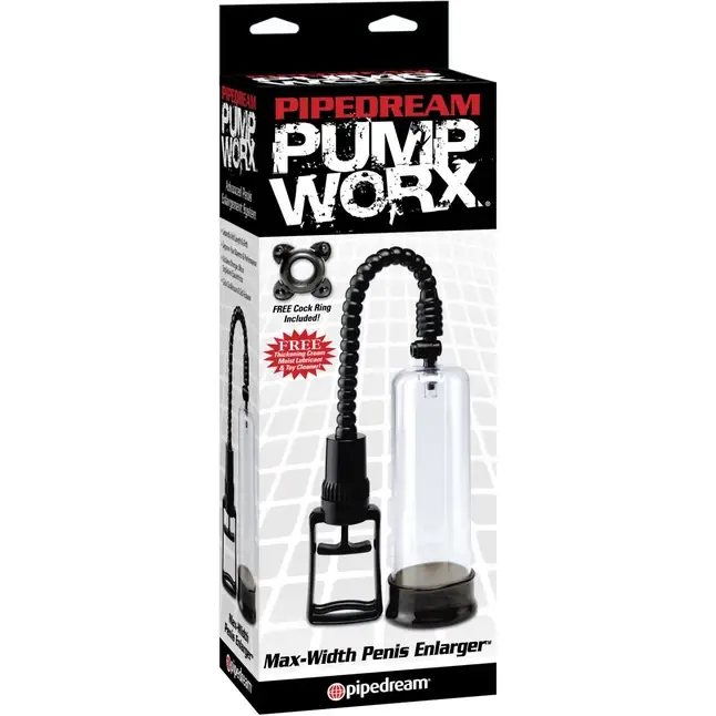 Вакуумная помпа Max-Width Penis Enlarger - 21 см - Pump Worx. Фотография 2.