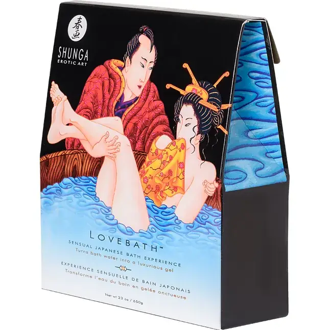 Соль для ванны Lovebath Ocean temptation, превращающая воду в гель - 650 гр.