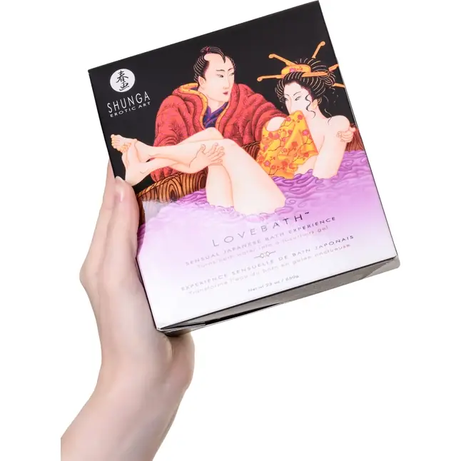 Соль для ванны Lovebath Sensual lotus, превращающая воду в гель - 650 гр. Фотография 3.