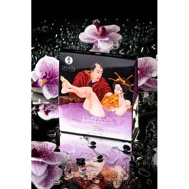 Соль для ванны Lovebath Sensual lotus, превращающая воду в гель - 650 гр. Фотография 5.
