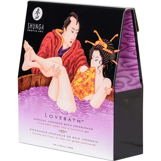 Соль для ванны Lovebath Sensual lotus, превращающая воду в гель - 650 гр