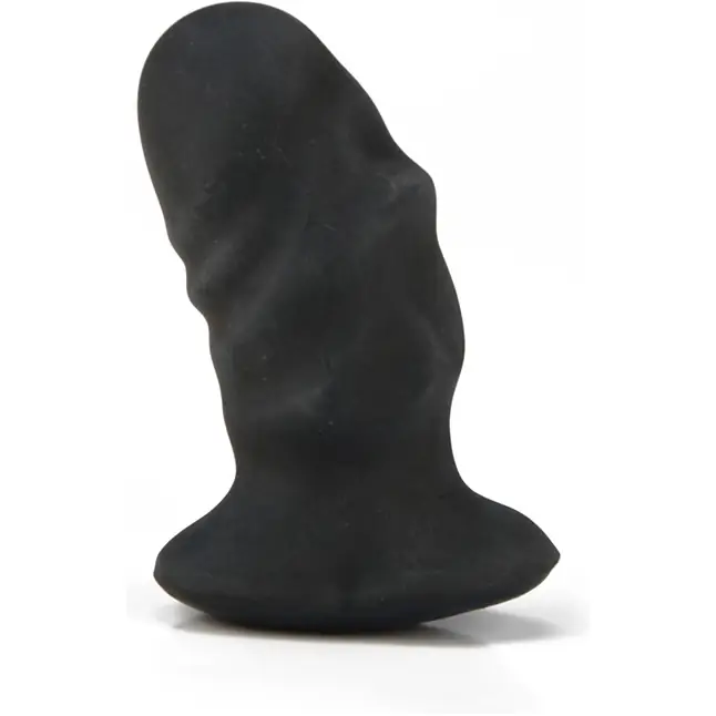 Мягкая анальная пробка Ass Beginner Black - 9 см. Фотография 2.