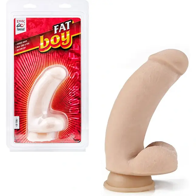 Изогнутый дилдо Fat Boy - 17 см. Фотография 3.