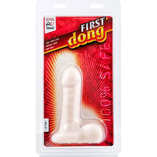 Первый фаллоимитатор First Dong - 13,5 см. Фотография 3.