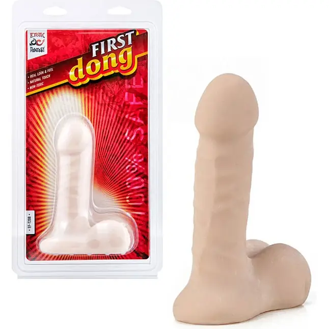 Первый фаллоимитатор First Dong - 13,5 см