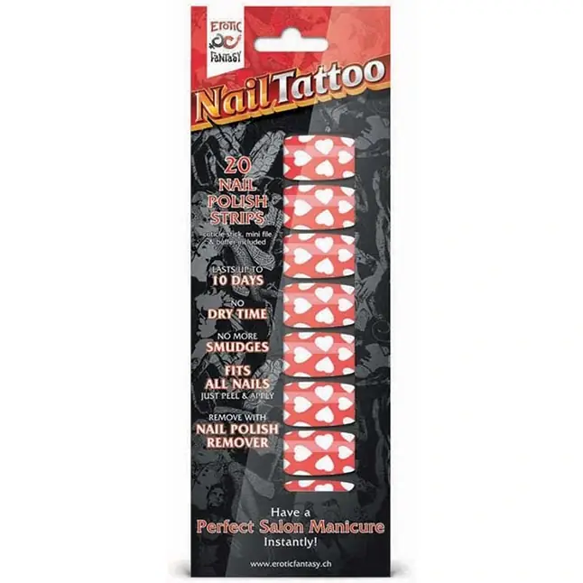 Набор лаковых полосок для ногтей Зебра Nail Foil. Фотография 2.