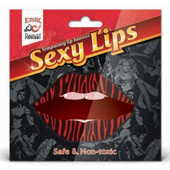 Lip Tattoo Тигровый красный. Фотография 3.
