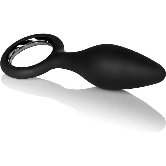 Чёрная анальная пробка Booty Call Booty Slider - 10,3 см - Booty Call. Фотография 4.