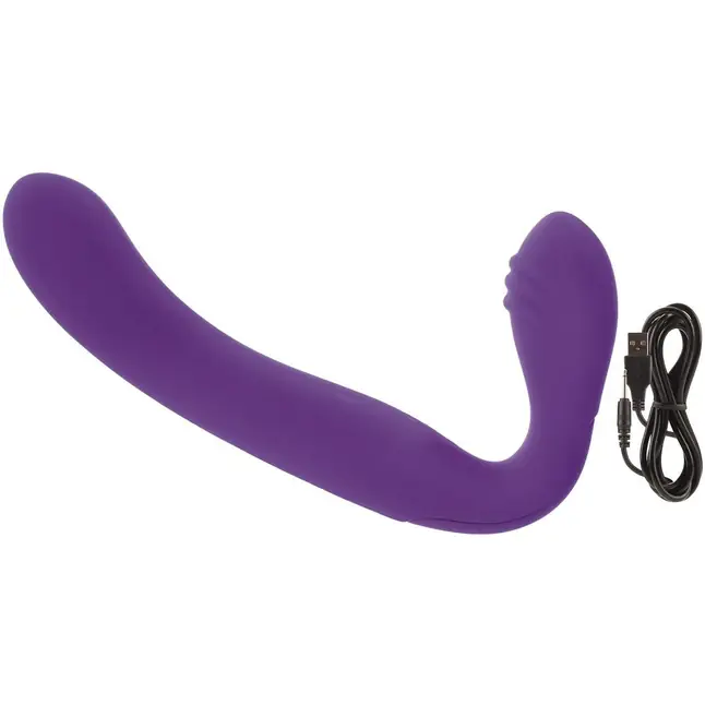 Перезаряжаемый водонепроницаемый страпон Rechargeable Silicone Love Rider Strapless Strap-On - Love Rider