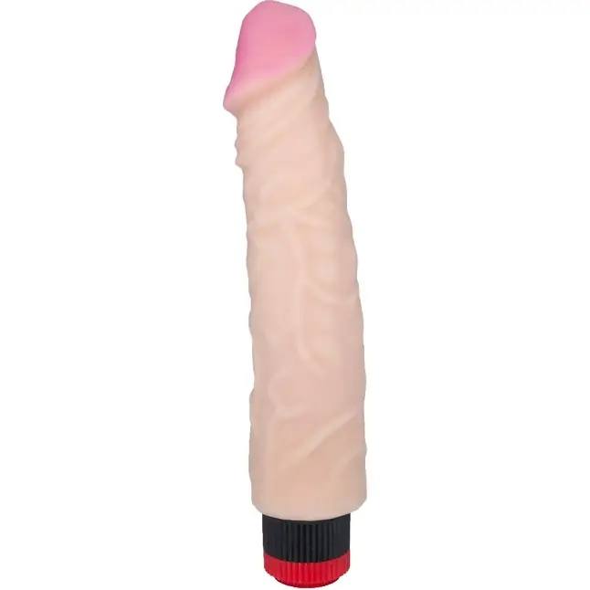 Рельефный вибратор-реалистик - 24,2 см