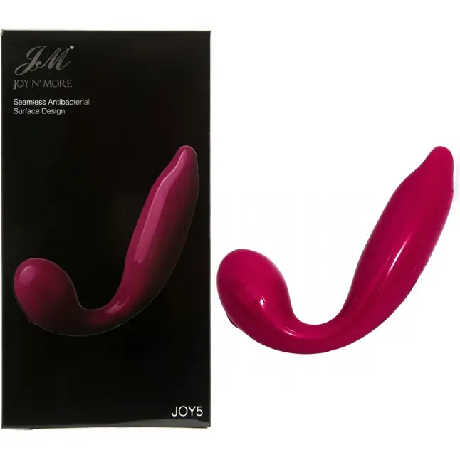 Малиновый вибромассажер Cora Joy N - 15,6 см