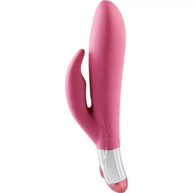 Розовый вибратор Lovely Vibes Rabbit - 18,5 см