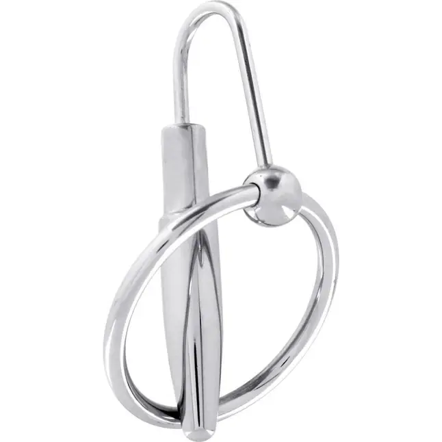 Эрекционное кольцо с катетером Penisplug W Glansring