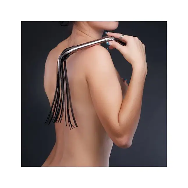 Бронзовая мини-плеть - 40 см - BDSM accessories