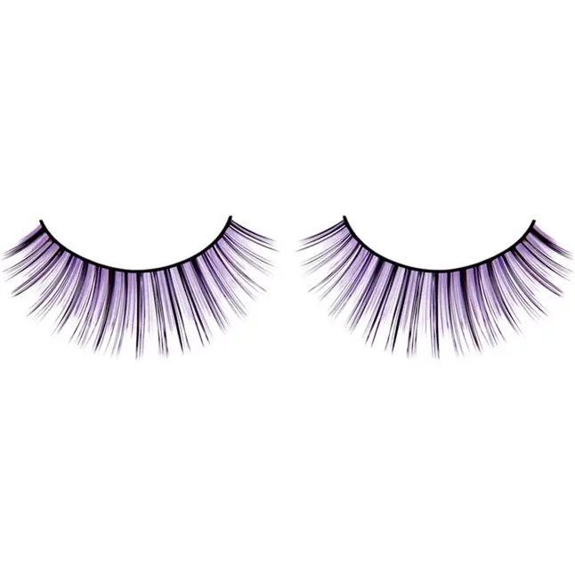 Чёрно-фиолетовые пушистые ресницы - Eyelashes Collection