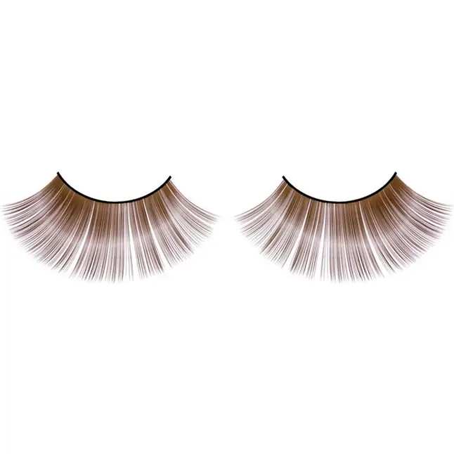 Тёмно-коричневые ресницы веером - Eyelashes Collection