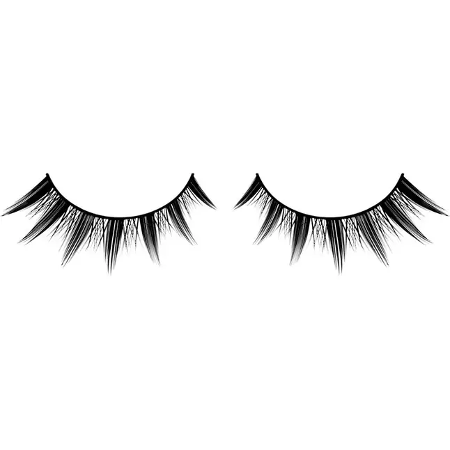 Чёрные накладные ресницы Premium с длинными пучками - Eyelashes Collection
