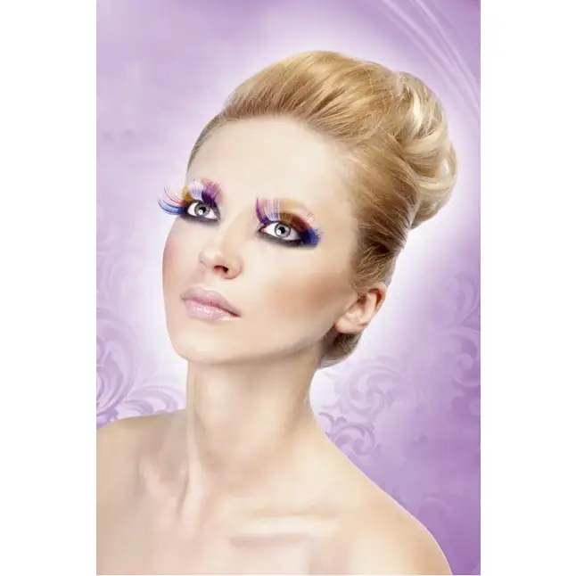 Разноцветные длинные ресницы - Eyelashes Collection. Фотография 2.