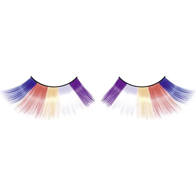 Разноцветные длинные ресницы - Eyelashes Collection