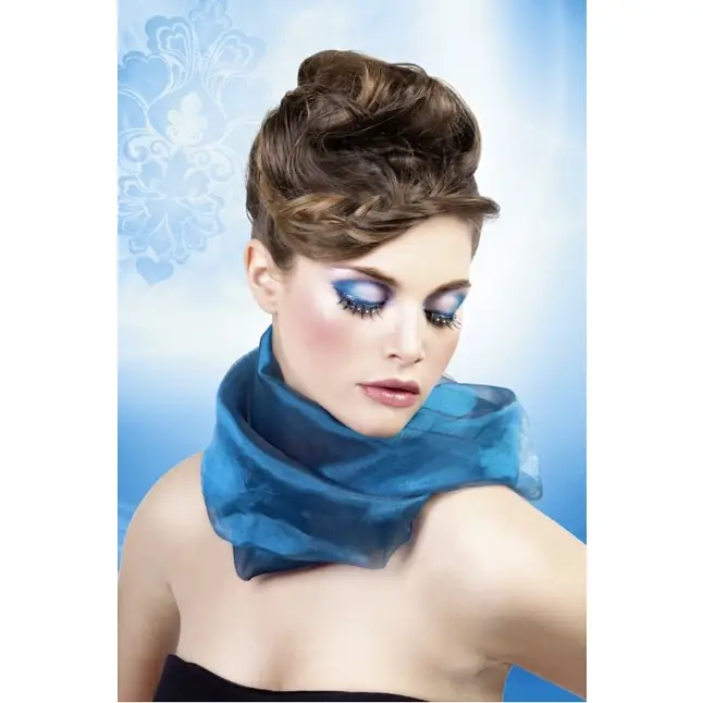 Разноцветные длинные ресницы со стразами - Eyelashes Collection. Фотография 2.