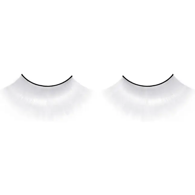 Белые длинные накладные ресницы - Eyelashes Collection