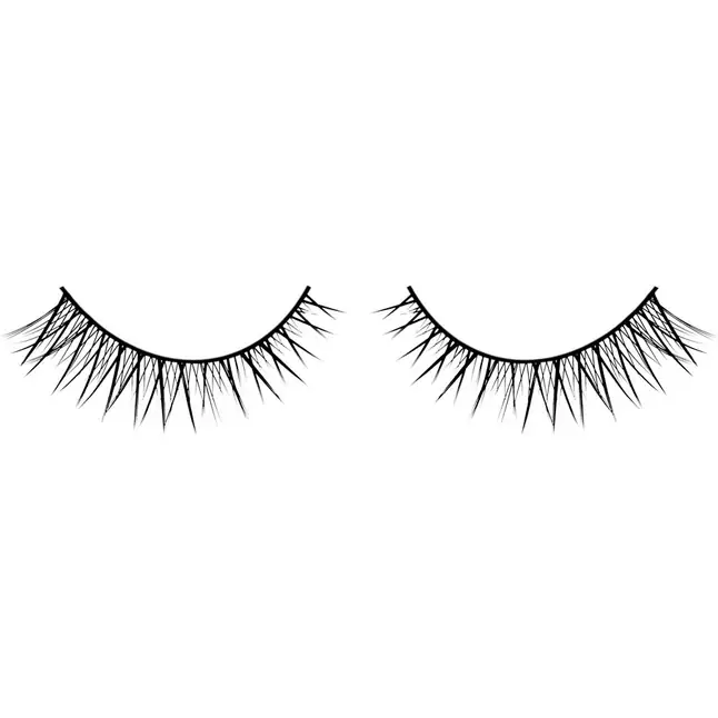 Короткие черные ресницы Deluxe - Eyelashes Collection
