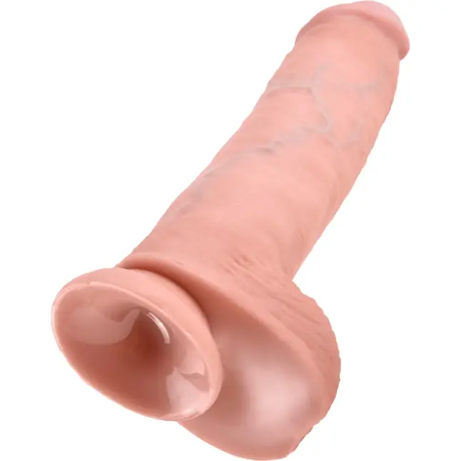 Реалистичный фаллоимитатор на присоске 11 Cock with Balls - 28 см - King Cock. Фотография 2.
