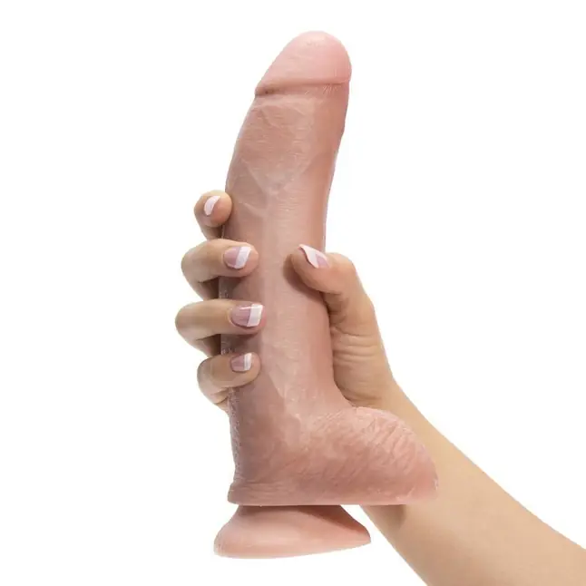 Телесный фаллоимитатор 9 Cock with Balls - 22,9 см - King Cock. Фотография 4.