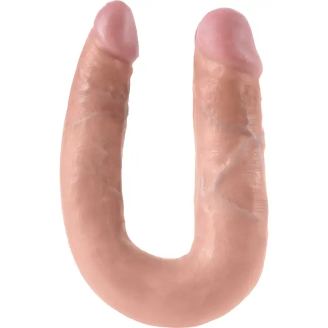 Двусторонний фаллоимитатор U-Shaped Medium Double Trouble - 34,6 см - King Cock
