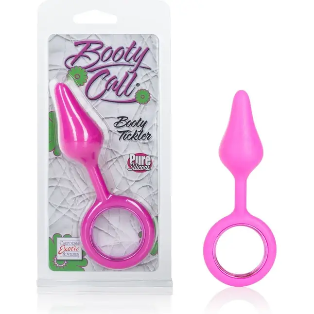 Розовая анальная пробка Booty Call Booty Tickler - 9,5 см - Booty Call. Фотография 5.