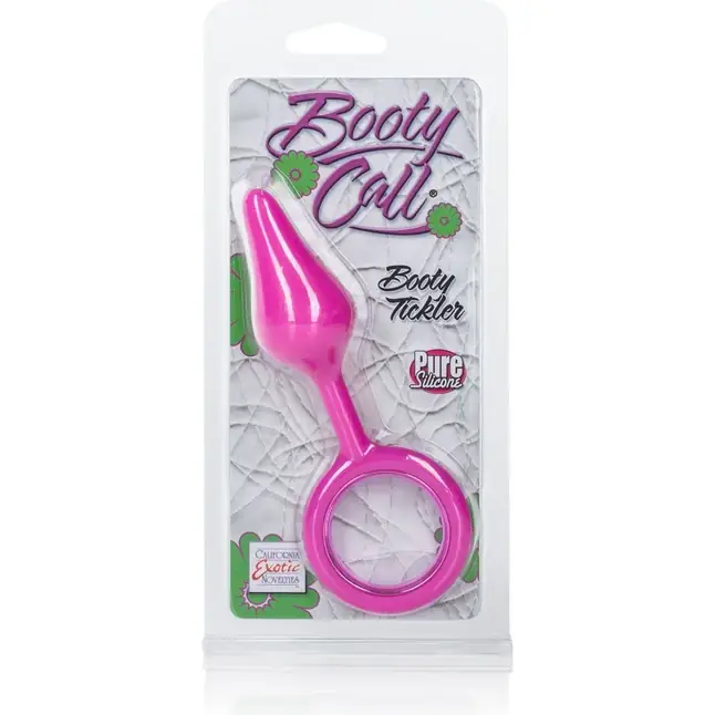Розовая анальная пробка Booty Call Booty Tickler - 9,5 см - Booty Call. Фотография 6.