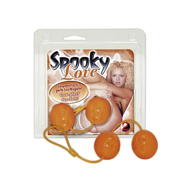 Бежевые вагинальные шарики Spooky - You2Toys