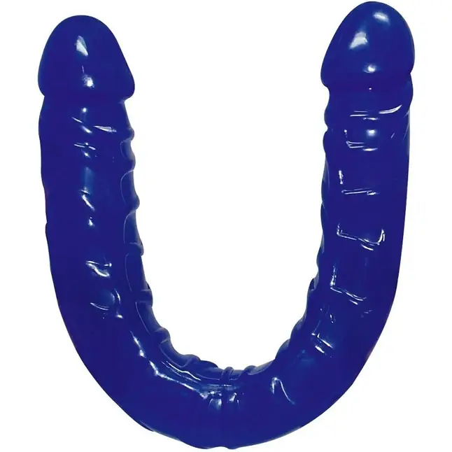 Реалистичный двусторонний фаллоимитатор с венами - 43 см - You2Toys