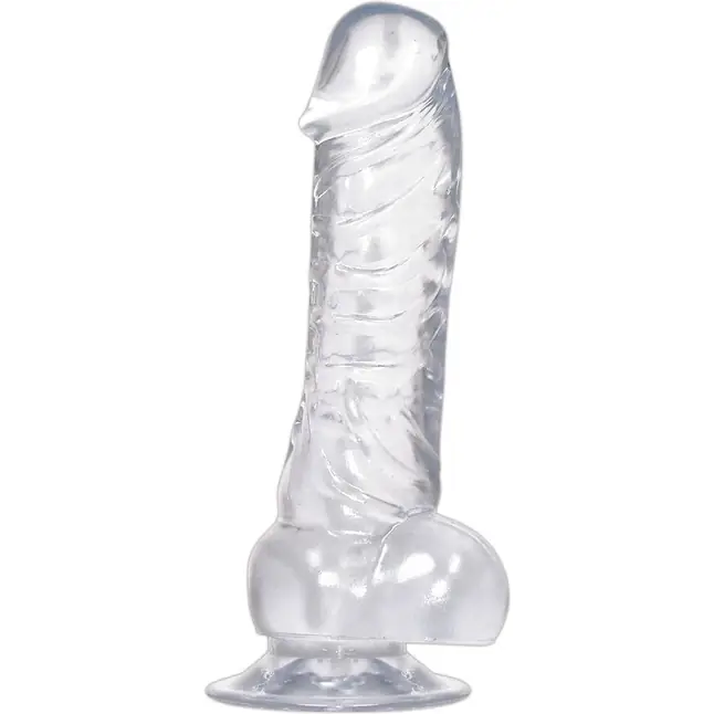 Прозрачный фаллоимитатор на присоске Crystal Clear - 18 см - You2Toys