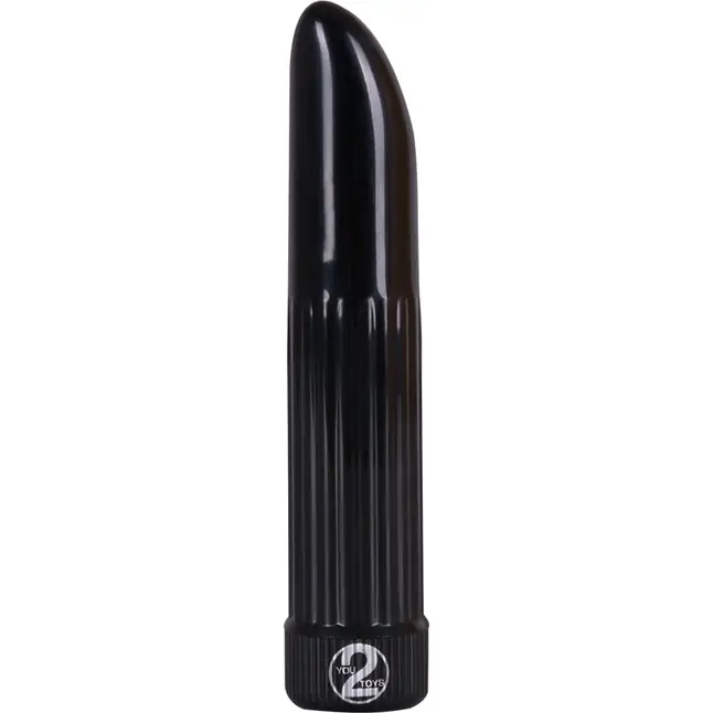 Черный вибратор Ladyfinger - 13 см - You2Toys
