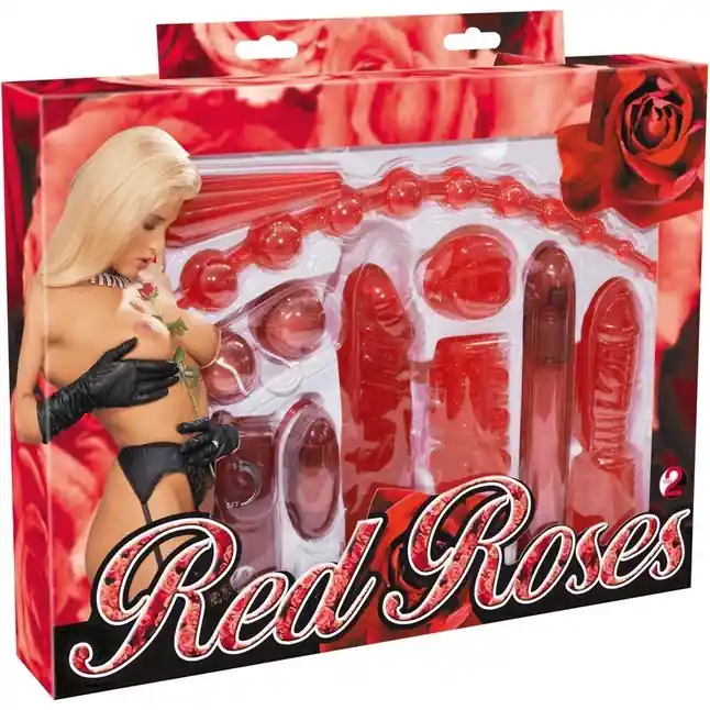 Вибронабор из 9 предметов Red Roses - You2Toys. Фотография 11.