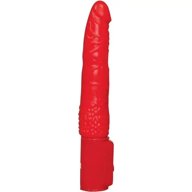 Красный вибратор Red Push с возвратно-поступательными движениями - 19,5 см - You2Toys. Фотография 2.