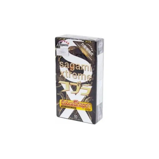 Суженные к основанию презервативы Sagami Xtreme Cobra - 10 шт - Sagami Xtreme