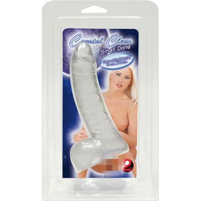 Прозрачный фаллоимитатор Crystal Clear Small Dong - 14 см - You2Toys. Фотография 2.