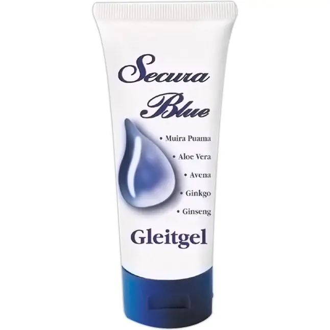 Возбуждающая заживляющая смазка для двоих Secura Blue - 50 мл - Secura