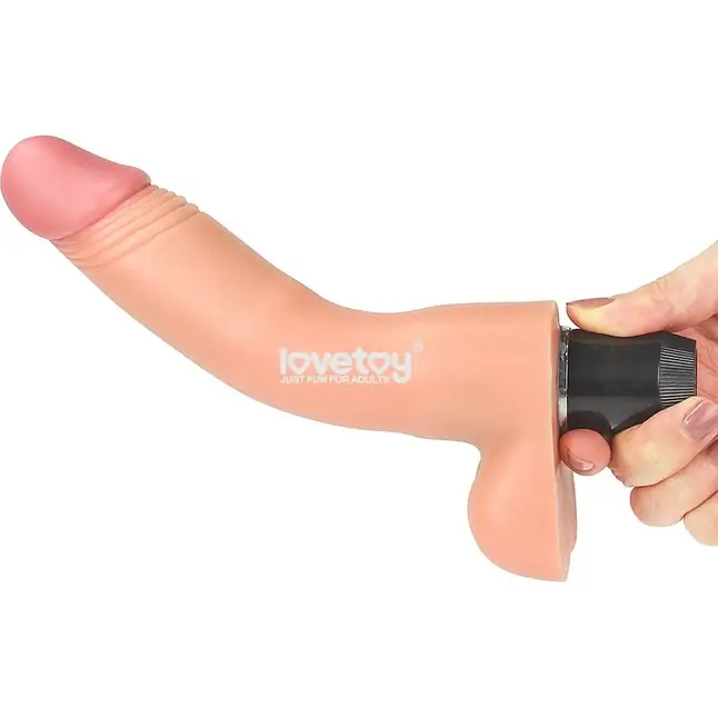 Гнущийся вибратор-реалистик Real feel Flexi Vibrator - 22,5 см. Фотография 3.
