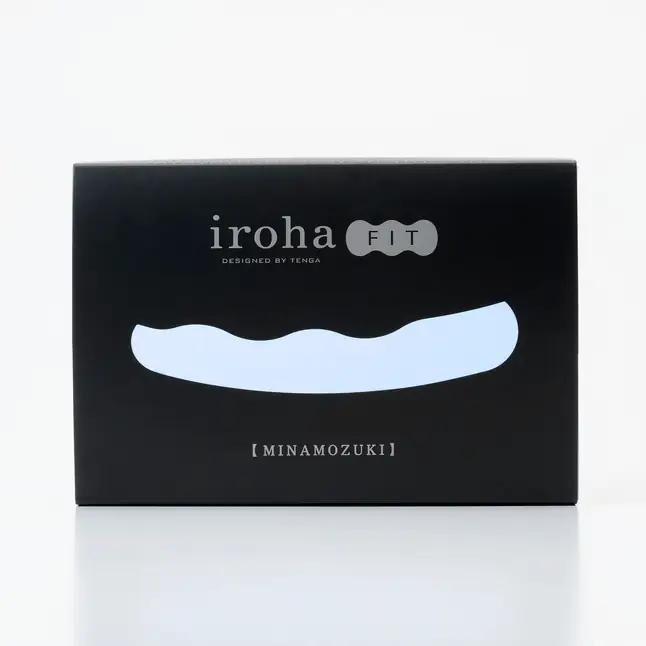 Голубой вибратор IROHA MINAMO с волнами на стволе - 17,5 см - IROHA Vibrators. Фотография 6.