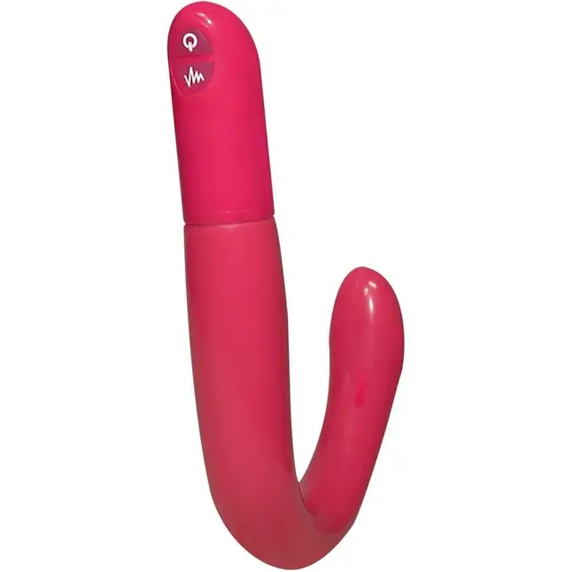 Ярко-розовый вибромассажёр простаты Coarsed Coral Prostate Massager. Фотография 2.