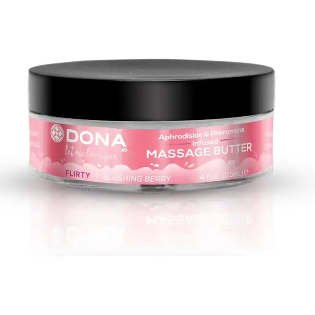 Увлажняющий массажный крем-масло DONA Flirty Blushing Berry - 115 мл - DONA