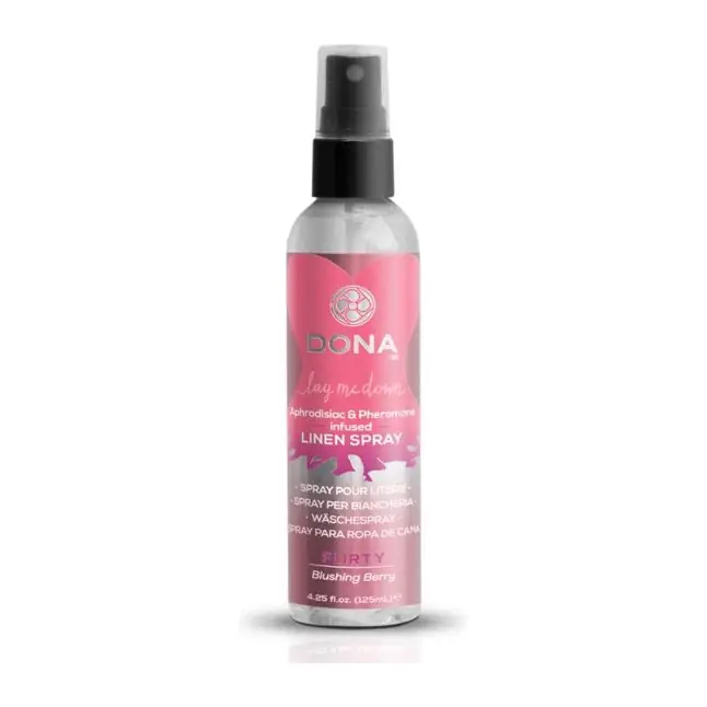 Освежающий спрей для белья DONA Flirty Blushing Berry - 125 мл - DONA