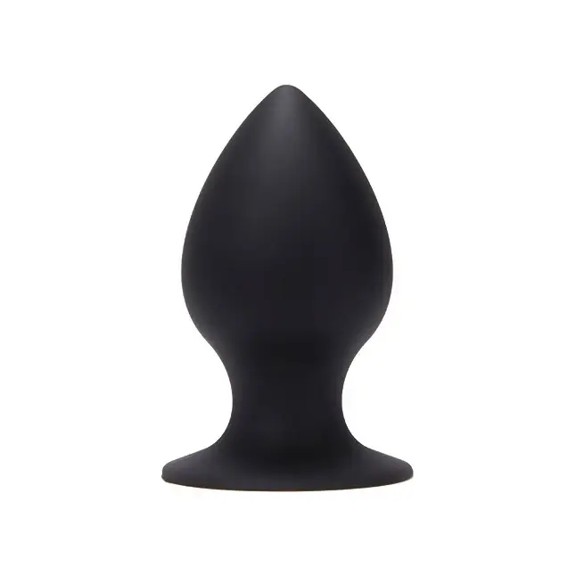 Экстра большая чёрная анальная пробка PLUG MY ASS SILICONE EXTRA LARGE - 13,5 см - Silicone