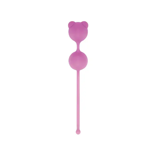 Розовые вагинальные шарики PUSSYNUT DOUBLE SILICONE - Silicone