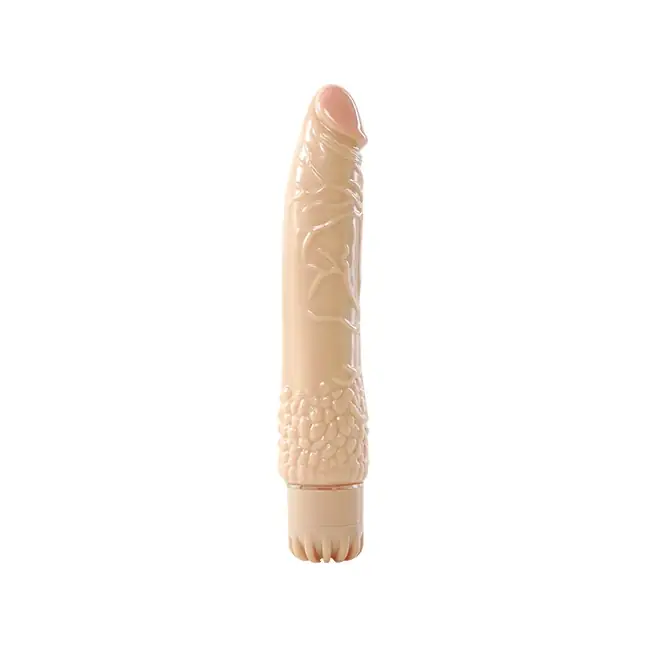 Реалистичный вибратор телесного цвета REALISTIC VIBRATOR REAL RAPTURE BLUSTER - 23 см - Real Rapture