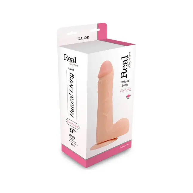 Телесный вибратор на присоске REALISTIC VIBRATOR REAL RAPTURE FLESH - 25,5 см - Real Rapture. Фотография 2.
