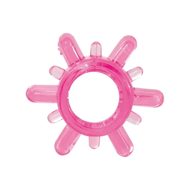 Розовое эрекционное кольцо COCK RING TRIPPIN - Dandy s Bangle
